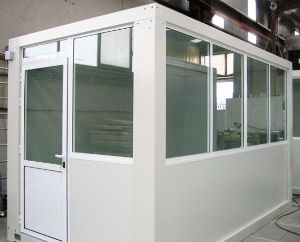Modular glazed shelter
